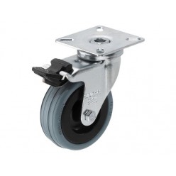 Monacor GCB-75B Kółko obrotowe BLICKLE z hamulcem, Ø 75mm